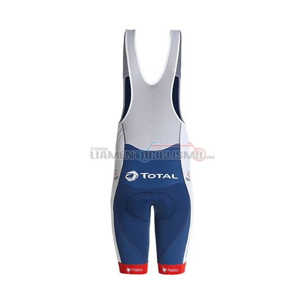 Abbigliamento Ciclismo Direct Energie Manica Corta 2021 Blu Rosso Bianco